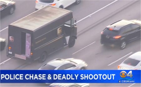 Police Pursuit Of Carjacked UPS Truck Through South Florida Streets Ends With 4 Dead