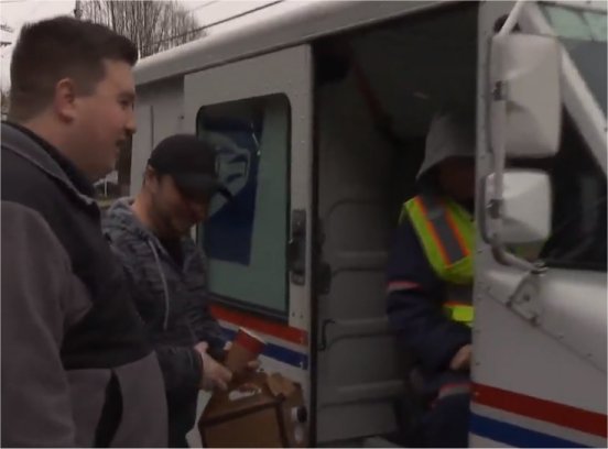 SURPRISING POSTAL WORKERS WITH COFFEE!!