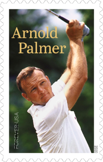 Golfer Arnold Palmer honored with Forever stamp