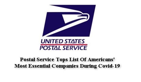 Postal Service Tops List Of Americans’ Most Essential Companies During Covid-19