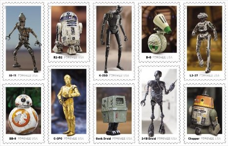 New ‘Star Wars’ Stamps Are Coming This Spring