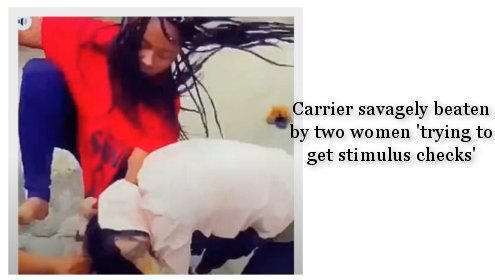 Michigan USPS worker savagely beaten by two women ‘trying to get stimulus checks’