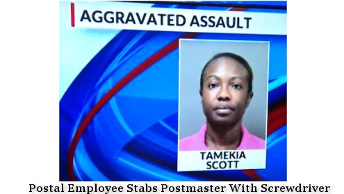 Mississippi postal worker stabs postmaster with screwdriver several times