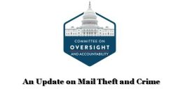 NALC Testifies at Subcommittee Hearing – An Update on Mail Theft and Crime